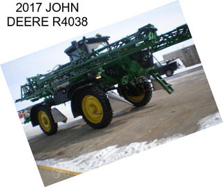 2017 JOHN DEERE R4038