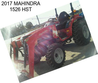 2017 MAHINDRA 1526 HST