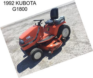 1992 KUBOTA G1800