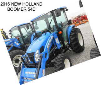 2016 NEW HOLLAND BOOMER 54D