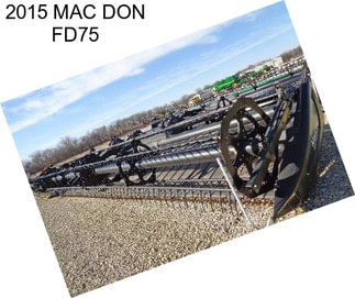 2015 MAC DON FD75