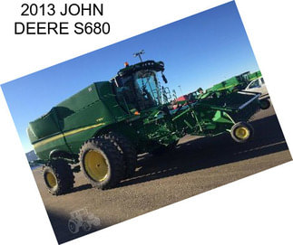 2013 JOHN DEERE S680