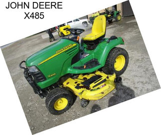 JOHN DEERE X485