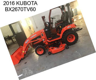 2016 KUBOTA BX2670TV60