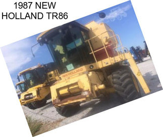 1987 NEW HOLLAND TR86