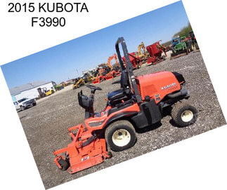 2015 KUBOTA F3990