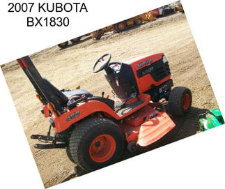 2007 KUBOTA BX1830