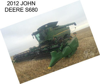 2012 JOHN DEERE S680