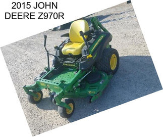 2015 JOHN DEERE Z970R