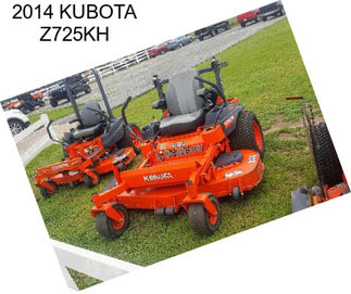 2014 KUBOTA Z725KH