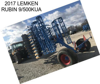 2017 LEMKEN RUBIN 9/500KUA
