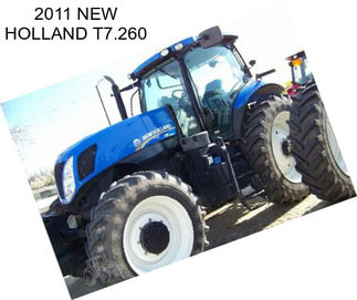 2011 NEW HOLLAND T7.260