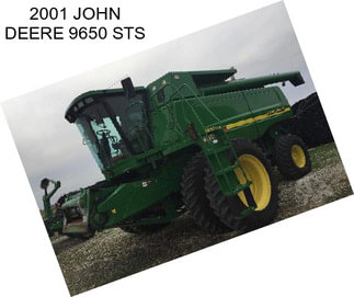 2001 JOHN DEERE 9650 STS