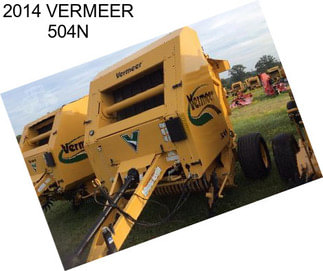 2014 VERMEER 504N