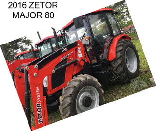 2016 ZETOR MAJOR 80