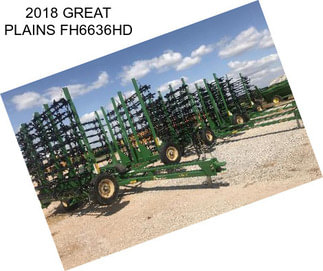 2018 GREAT PLAINS FH6636HD