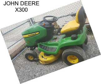 JOHN DEERE X300