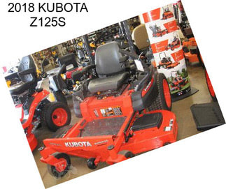 2018 KUBOTA Z125S