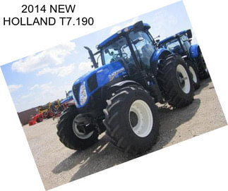 2014 NEW HOLLAND T7.190