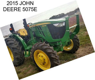 2015 JOHN DEERE 5075E