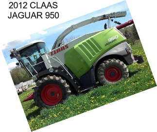 2012 CLAAS JAGUAR 950