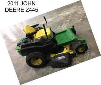 2011 JOHN DEERE Z445