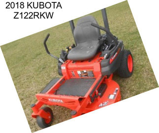 2018 KUBOTA Z122RKW