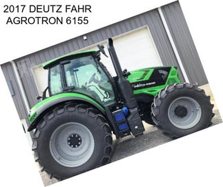 2017 DEUTZ FAHR AGROTRON 6155