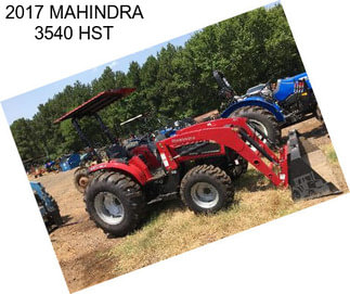 2017 MAHINDRA 3540 HST