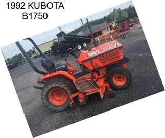 1992 KUBOTA B1750