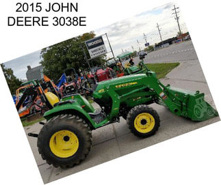 2015 JOHN DEERE 3038E