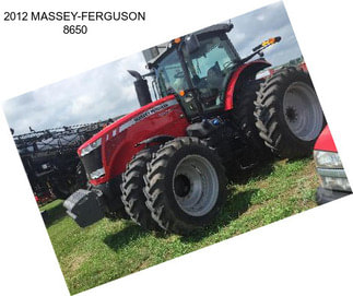 2012 MASSEY-FERGUSON 8650