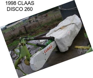 1998 CLAAS DISCO 260