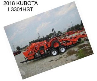 2018 KUBOTA L3301HST