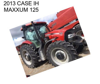 2013 CASE IH MAXXUM 125