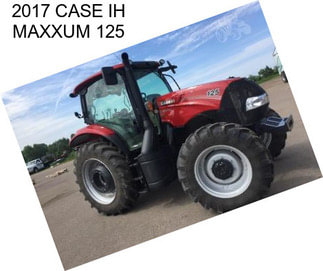 2017 CASE IH MAXXUM 125