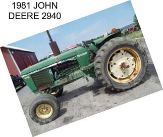 1981 JOHN DEERE 2940