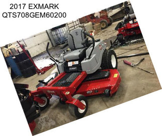 2017 EXMARK QTS708GEM60200