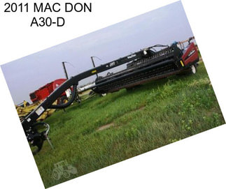 2011 MAC DON A30-D