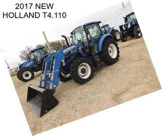 2017 NEW HOLLAND T4.110