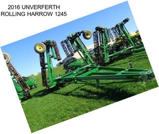 2016 UNVERFERTH ROLLING HARROW 1245