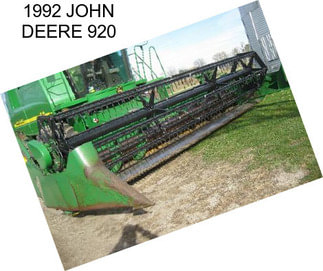 1992 JOHN DEERE 920