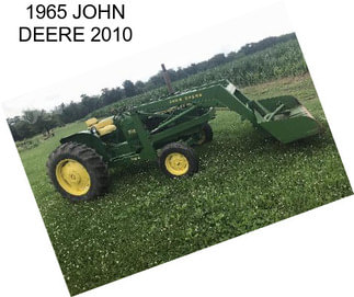 1965 JOHN DEERE 2010