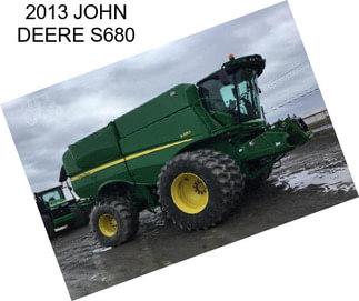 2013 JOHN DEERE S680