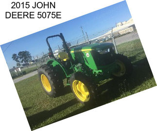 2015 JOHN DEERE 5075E