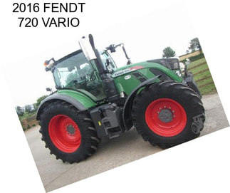 2016 FENDT 720 VARIO