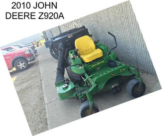 2010 JOHN DEERE Z920A