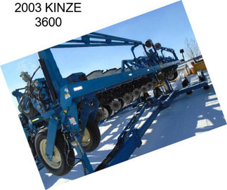 2003 KINZE 3600