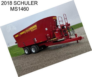 2018 SCHULER MS1460