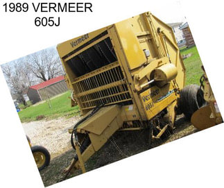 1989 VERMEER 605J